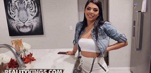  Gorgeous babe (Gina Valentina) pounded on the couch - Reality Kings